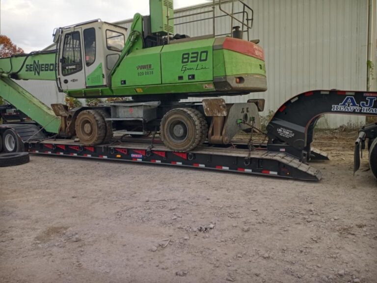 outriggers on trailer for transport