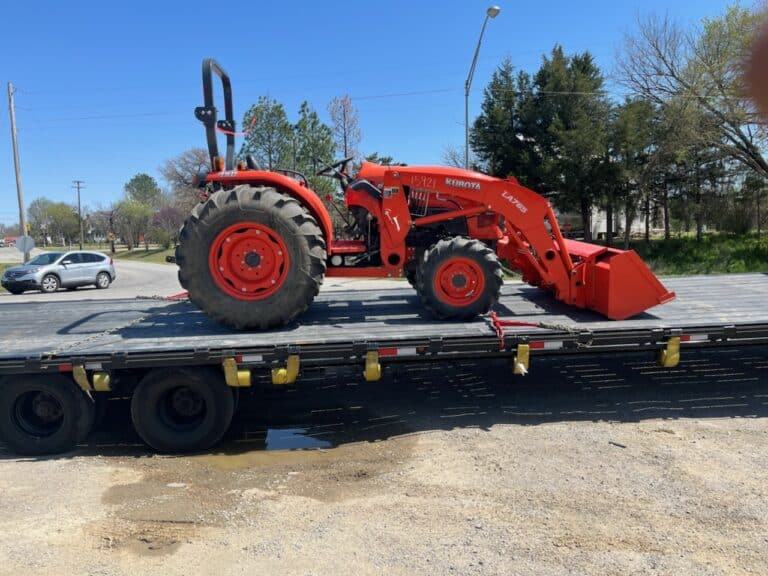 Shipping a Kubota tractor