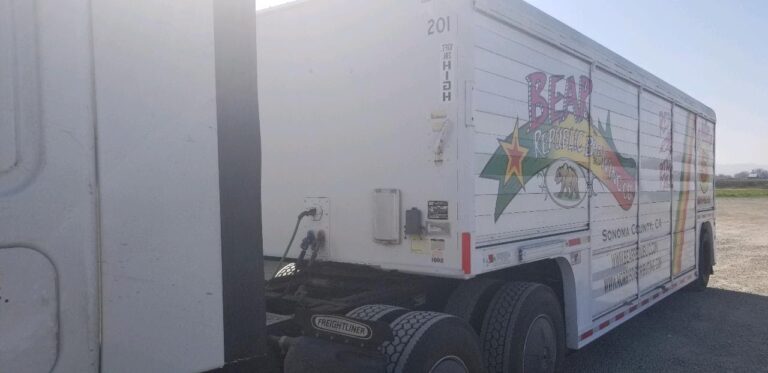 beverage semi trailer transport