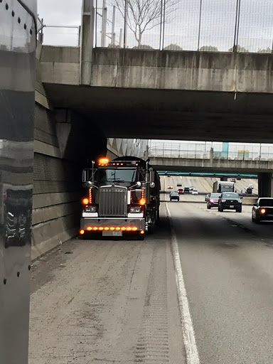 Semi truck on highway