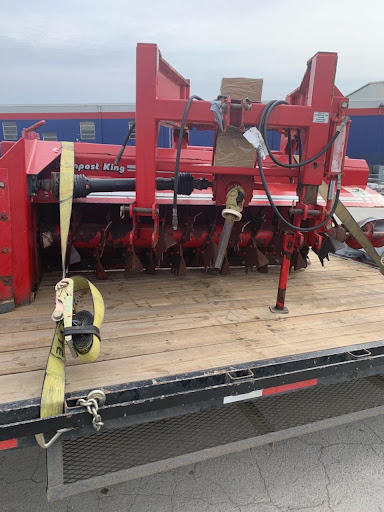 Kompost King on trailer for transport