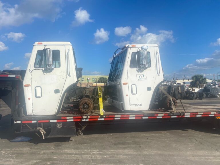 truck heads ready for transport