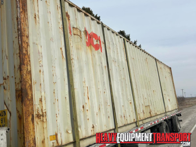 40ft high cube container transport.