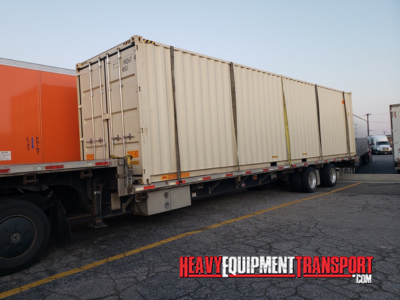 40ft high cube container transport.