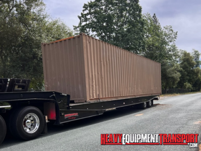 Moving a 40ft container.