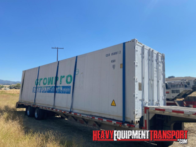 40ft high cube loaded with household goods.
