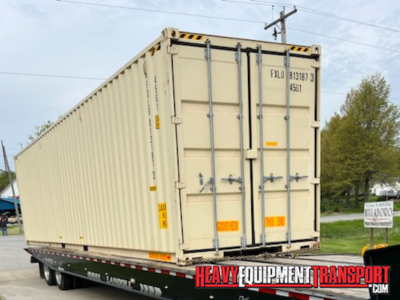 Shipping a 40ft shipping container.