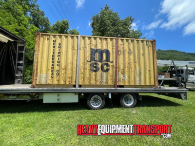 20ft container transport.