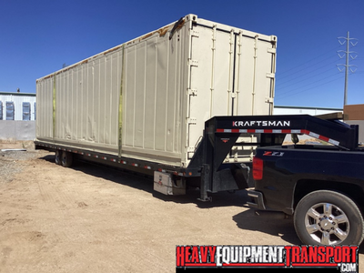 40ft standard shipping container (empty) transport.