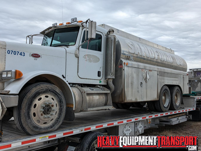 Shipping a 2007 peterbilt 379 tank wagon.