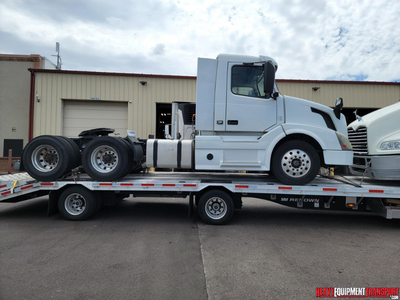 Shipping a volvo day cab.