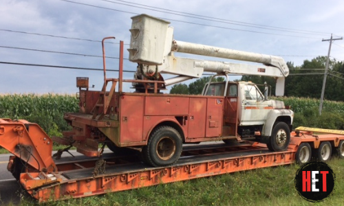 bucket truck transport