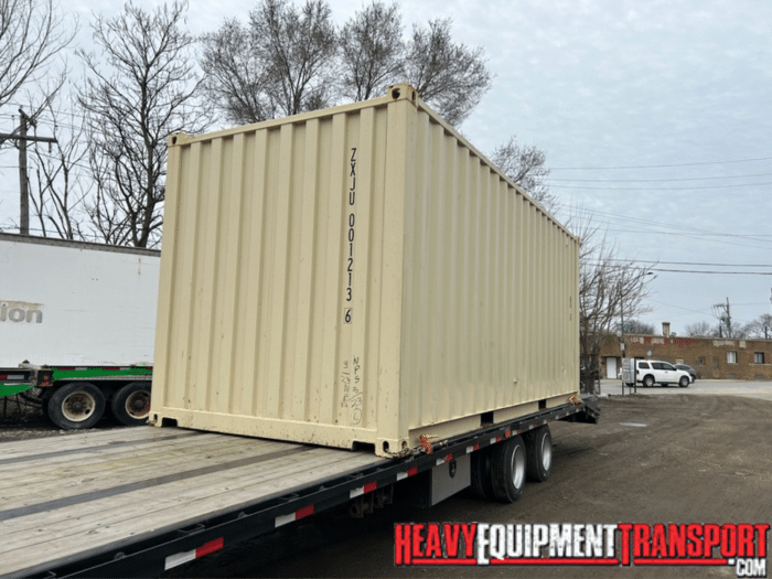 20ft container haul