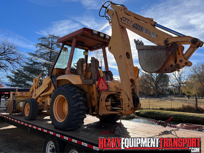 Shipping a 1993 Case 580K backhoe.