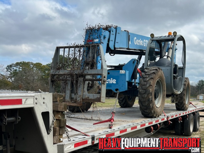 Shipping a 2010 Genie telehandler GTH 844.