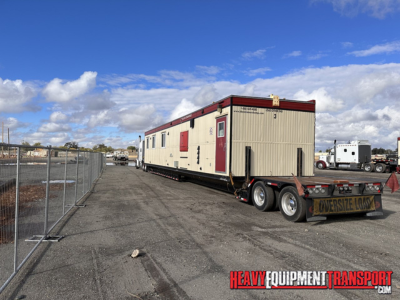 Modular building transport