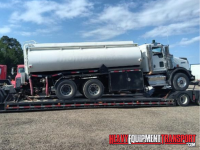 Tanker truck shipping