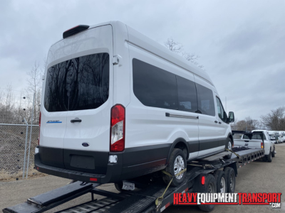Hauling transit van