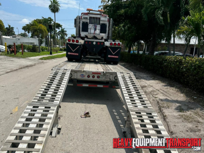 Semi truck shipping