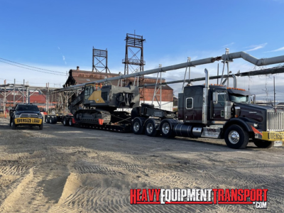 Shipping a 2013 Volvo EC480E crawler excavator.