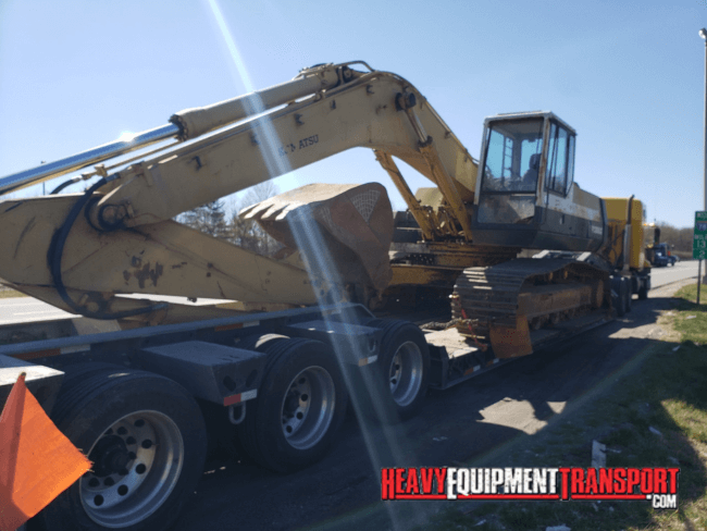excavator haul
