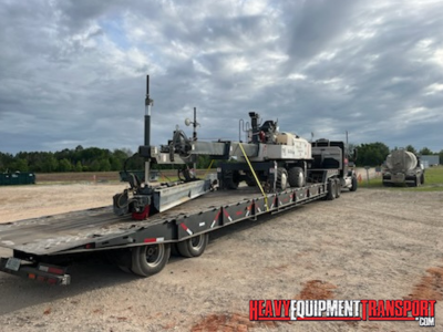 Laser screed transport
