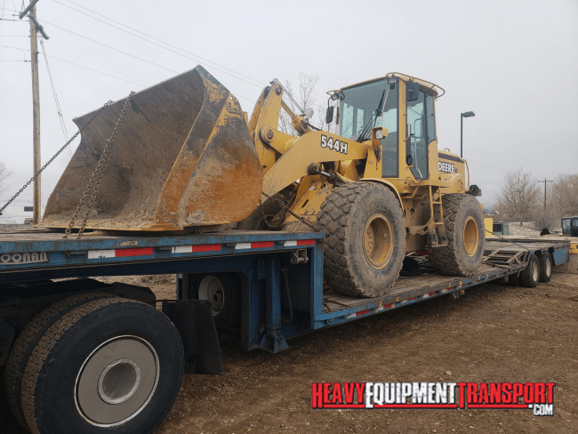 john deere wheel loader haul