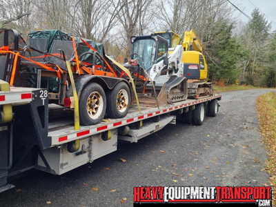 Shipping a 2005 Komatsu PC78-US mini excavator.