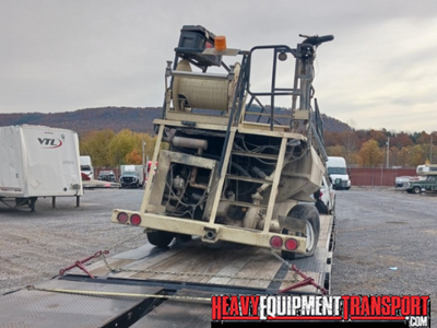 Shipping a 1997 Finn 120 hydro seeder.