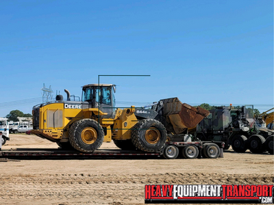 2014 John Deere 844K wheel loader haul.