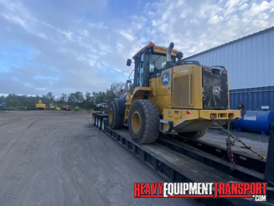 Shipping a John Deere 624L wheel loader.