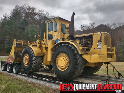 Caterpillar 88A wheel loader haul.