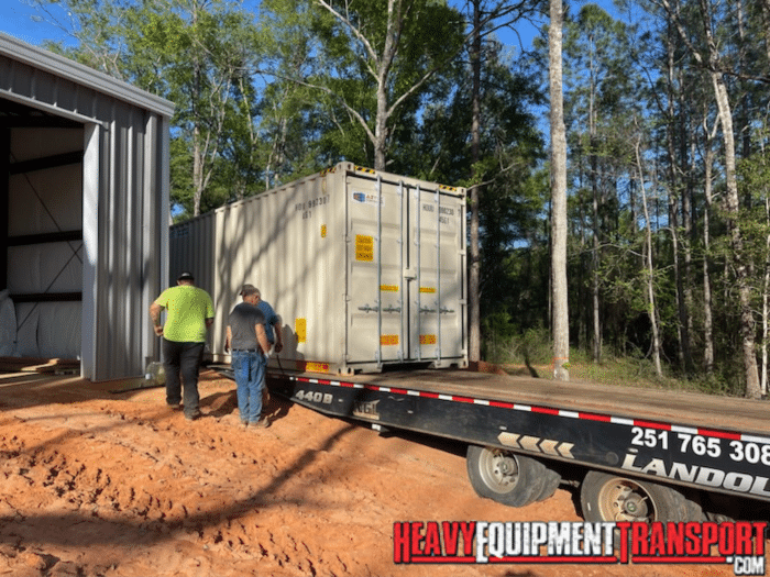 container for transport