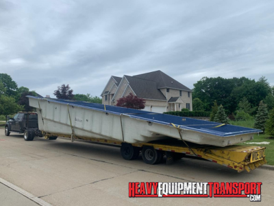 hauling a Fiberglass Pool