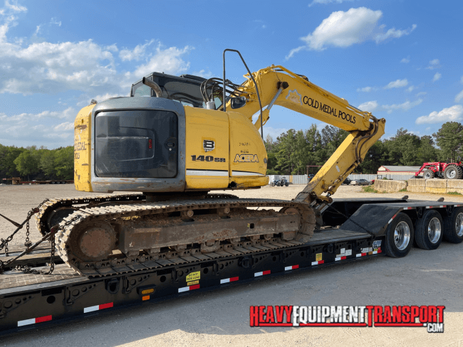 excavator haul